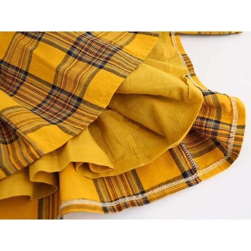 Girls Dress Autumn Winter Brand Girl Clothes Plaid Fur Ball Bow New Design Baby Girls Dress Girls Casual Dresses Kids