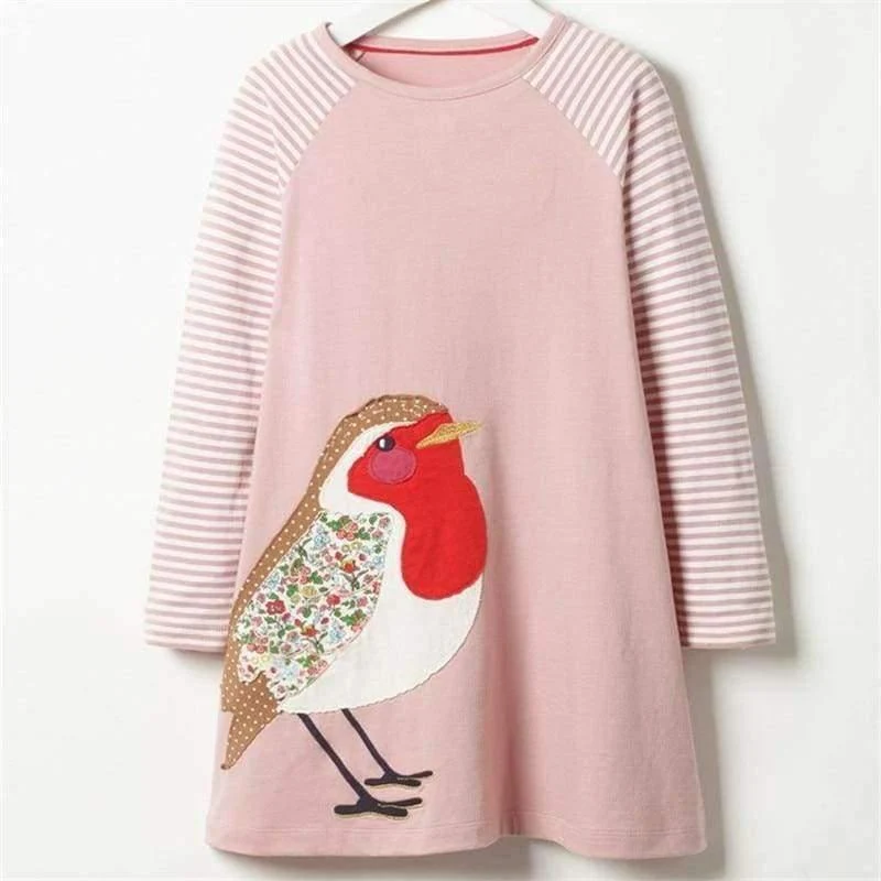 Long Sleeve Dress striped Casual Cotton clothes Toddler Kid Girls Spring Autumn Winter baby Clothes for girl