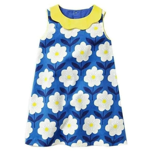 Baby Girls Summer Dress Brand Princess Dress for Kids Clothes Flower Dresses Girls Costume 100% Cotton Children Vestidos