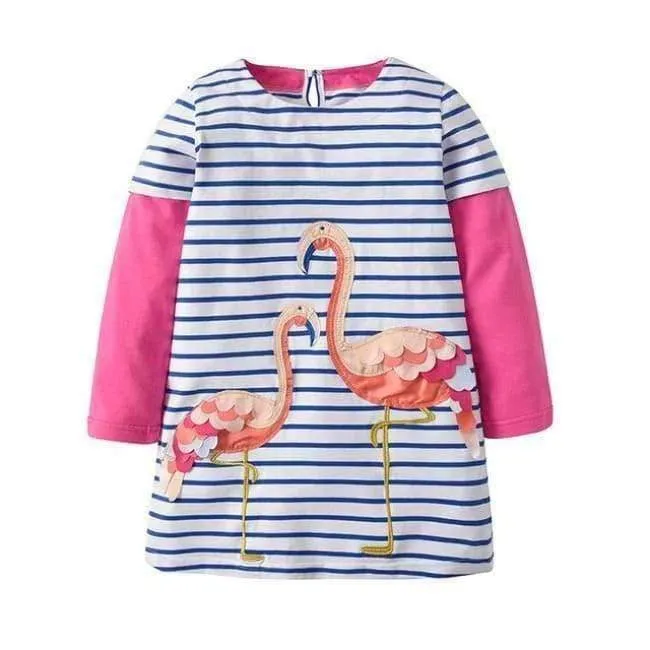 Kids Girls Dress Baby Children Toddler Princess Dress Vestidos Children's Clothing Girls Winter Dresses 2-8Y LH5805 MIX
