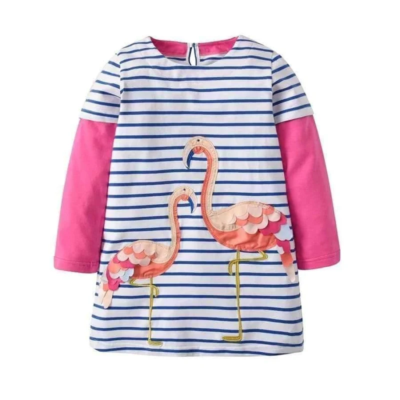 Kids Girls Dress Baby Children Toddler Princess Dress Vestidos Children's Clothing Girls Winter Dresses 2-8Y LH5805 MIX