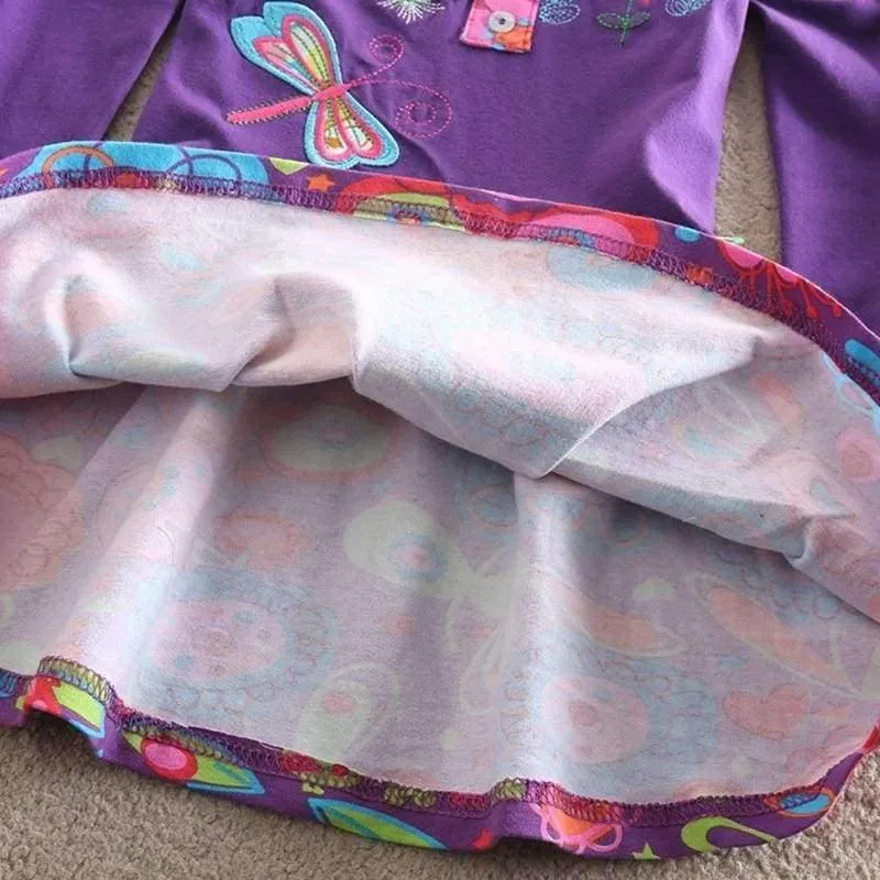 Kids Girls Dress Baby Children Toddler Princess Dress Vestidos Children's Clothing Girls Winter Dresses 2-8Y LH5805 MIX