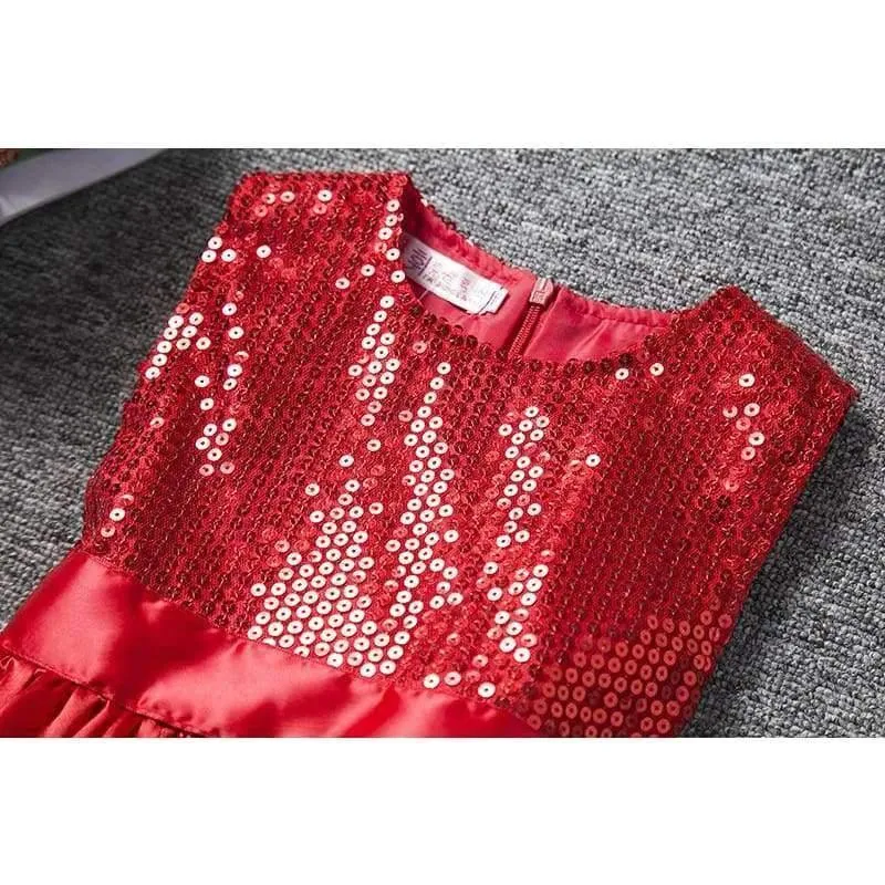 Christmas Dress 2018 Fashion Girl Kids Party Wear Dresses For Girls Princess Dress Children's Clothing Kid Vestidos