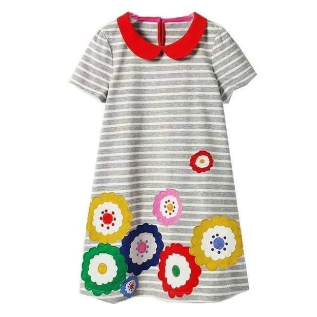 Tier Dinosaurier Einhorn Party Baby Mädchen Kleid Kinder Kleidung Vestidos Kinder Sommer Kleider für Mädchen Kleidung