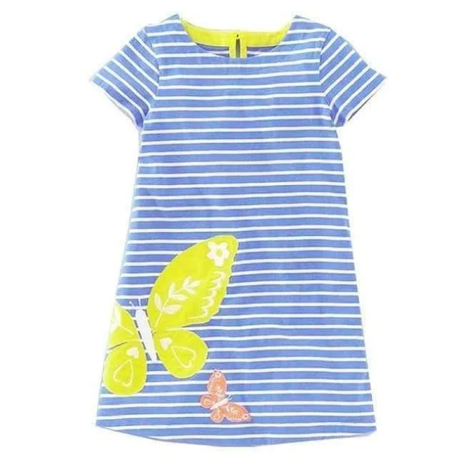 Tier Dinosaurier Einhorn Party Baby Mädchen Kleid Kinder Kleidung Vestidos Kinder Sommer Kleider für Mädchen Kleidung