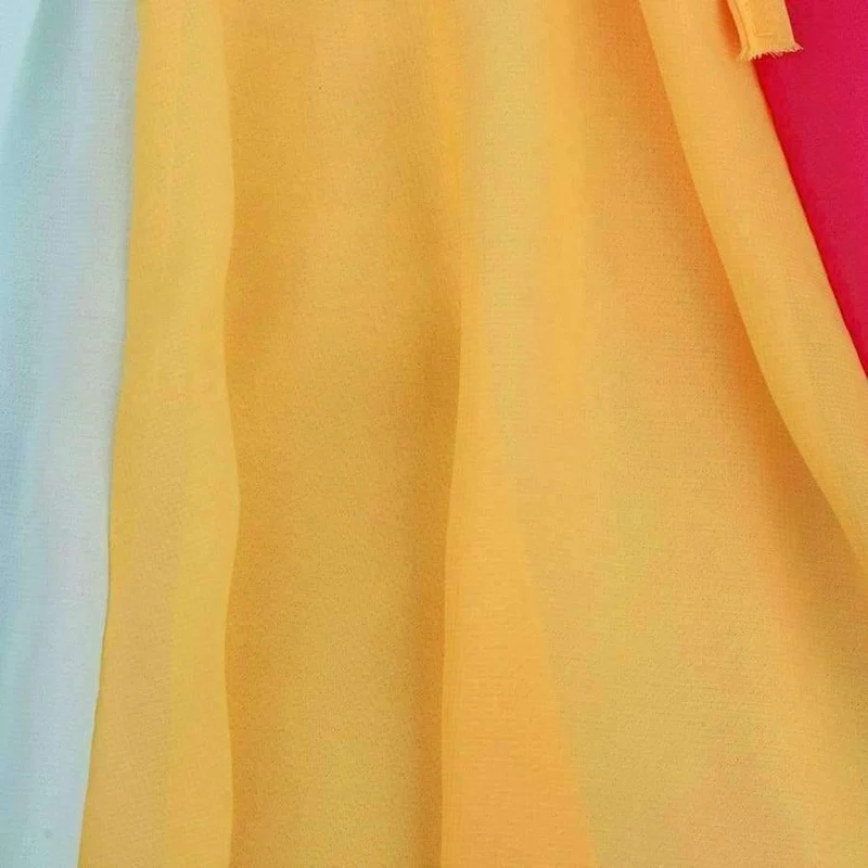 Kleinkind Kinder Baby Mädchen Prinzessin Kleidung Ärmellosen Chiffon Tutu Regenbogen Kleider baby kleid sommer #15