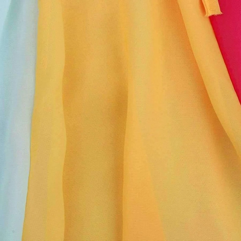 Kleinkind Kinder Baby Mädchen Prinzessin Kleidung Ärmellosen Chiffon Tutu Regenbogen Kleider baby kleid sommer #15