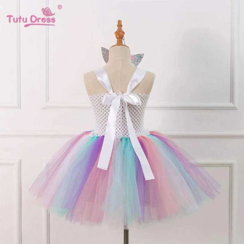Bunte Blumen Baby Mädchen Kleidung Geburtstag Party Kleider Kinder Geburtstagsgeschenk Tutu Kostüm Sommer Mädchen Tutu Kleid