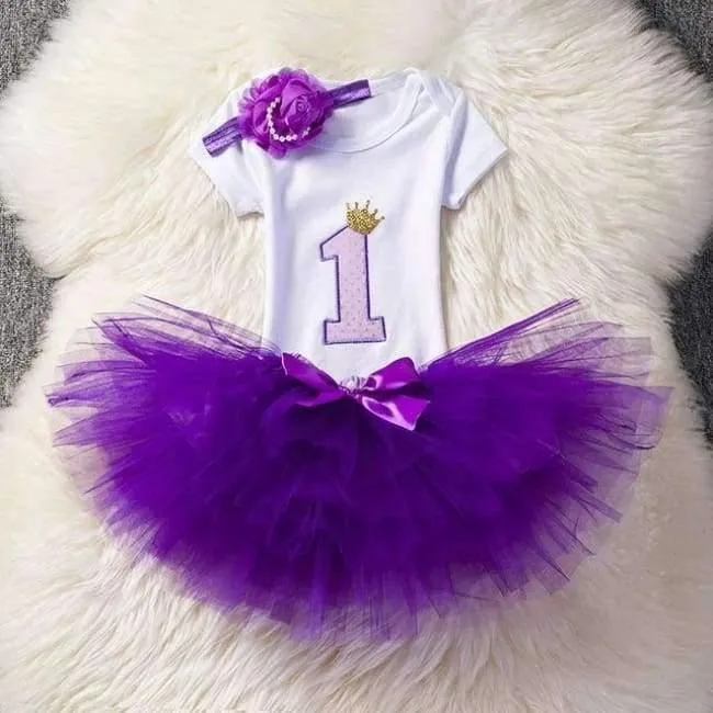 Baby Girl First 1st Geburtstag Outfits Marke Sommer Baby Sets Kleinkind Mädchen Taufe Kleidung Anzüge Ein Jahr Little Baby Clothing Set