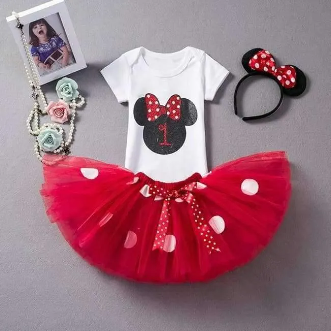 Baby Girl First 1st Geburtstag Outfits Marke Sommer Baby Sets Kleinkind Mädchen Taufe Kleidung Anzüge Ein Jahr Little Baby Clothing Set