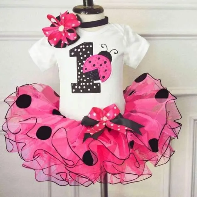 Baby Girl First 1st Geburtstag Outfits Marke Sommer Baby Sets Kleinkind Mädchen Taufe Kleidung Anzüge Ein Jahr Little Baby Clothing Set