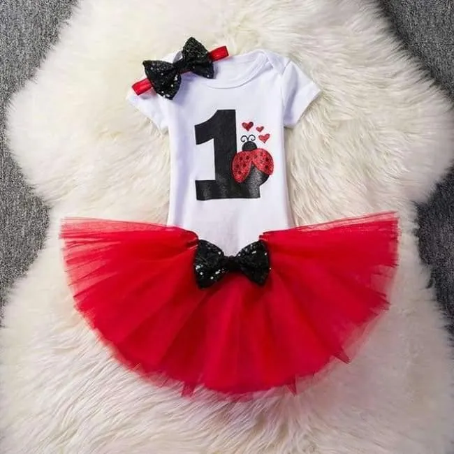 Baby Girl First 1st Geburtstag Outfits Marke Sommer Baby Sets Kleinkind Mädchen Taufe Kleidung Anzüge Ein Jahr Little Baby Clothing Set