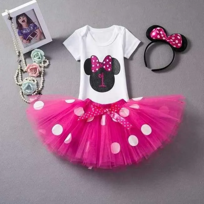 Baby Girl First 1st Geburtstag Outfits Marke Sommer Baby Sets Kleinkind Mädchen Taufe Kleidung Anzüge Ein Jahr Little Baby Clothing Set