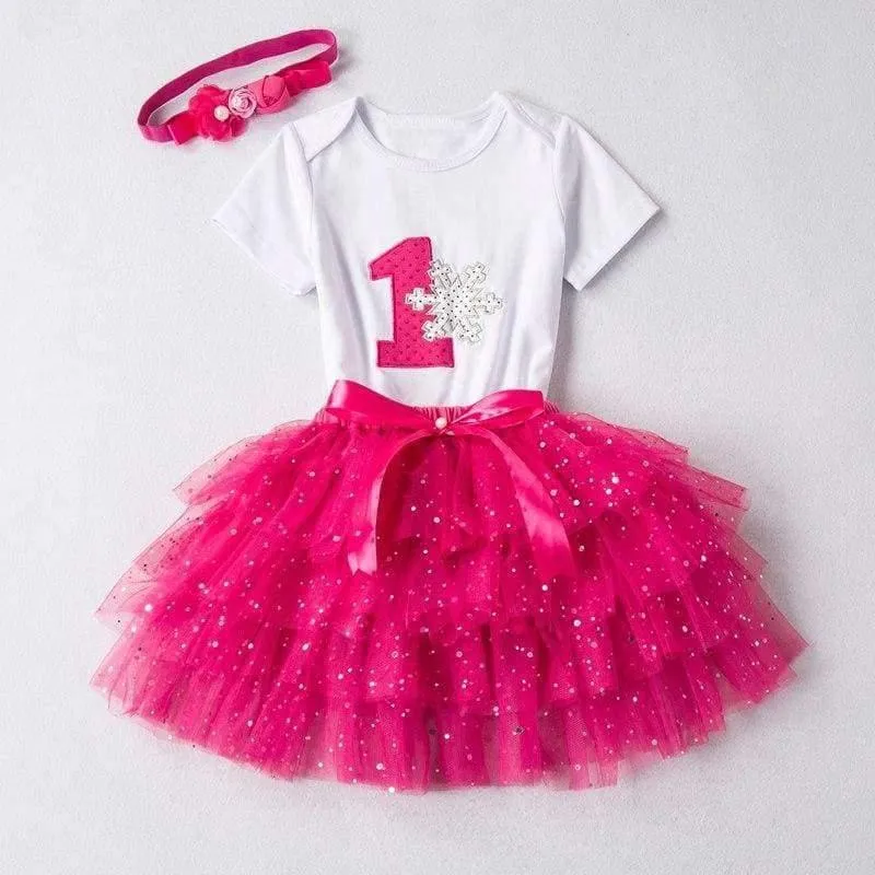 Baby Girl First 1st Geburtstag Outfits Marke Sommer Baby Sets Kleinkind Mädchen Taufe Kleidung Anzüge Ein Jahr Little Baby Clothing Set