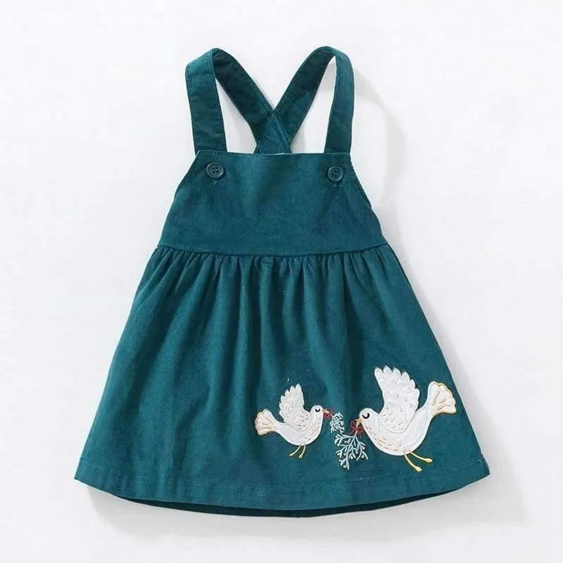 Kinder Marke Kleidung Herbst Baby Mädchen Kleidung Baumwolle Blumendruck Sommerkleid Mädchen Tier ärmellose Kleider