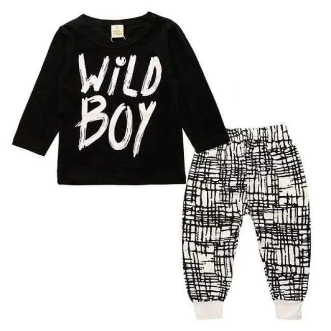 Neugeborenes Baby-Kleidung Baby-Kleidung Unisex gelb Farbe Langarm-Shirt + Hose 2-tlg. Bebe Mädchen Kleidung Set ST205