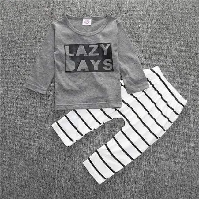 Neugeborenes Baby-Kleidung Baby-Kleidung Unisex gelb Farbe Langarm-Shirt + Hose 2-tlg. Bebe Mädchen Kleidung Set ST205