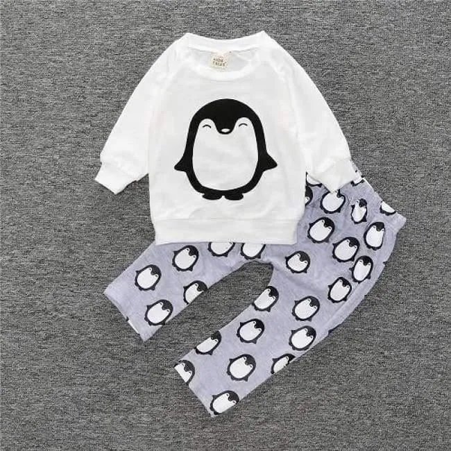 Neugeborenes Baby-Kleidung Baby-Kleidung Unisex gelb Farbe Langarm-Shirt + Hose 2-tlg. Bebe Mädchen Kleidung Set ST205