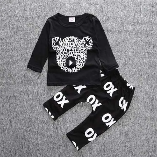 Neugeborenes Baby-Kleidung Baby-Kleidung Unisex gelb Farbe Langarm-Shirt + Hose 2-tlg. Bebe Mädchen Kleidung Set ST205