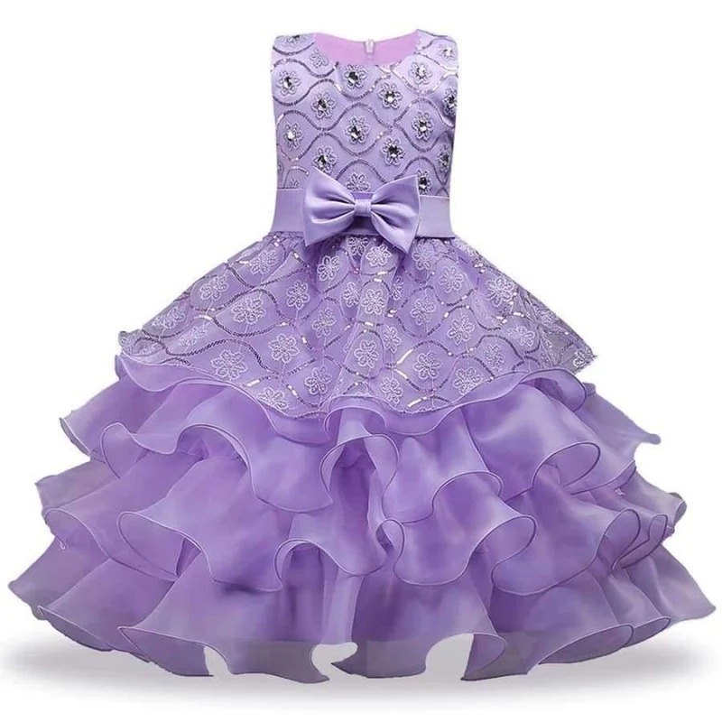 Mädchen kleider für Hochzeit Baby Mädchen Ärmellos Großen Bogen Prinzessin Kleid Kinder Party Vestidos Neujahr kleidung