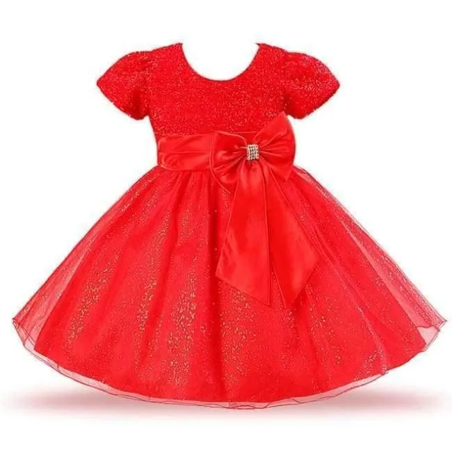 Mädchen kleider für Hochzeit Baby Mädchen Ärmellos Großen Bogen Prinzessin Kleid Kinder Party Vestidos Neujahr kleidung