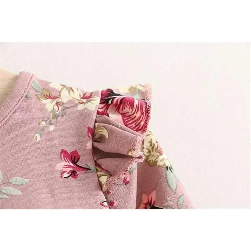 Kinder Kleid Herbst Baby Mädchen floral Gedruckt Prinzessin Kleider Vestidos kleinkind mädchen Kleidung Kinder Mädchen rote Weihnachten Kleider