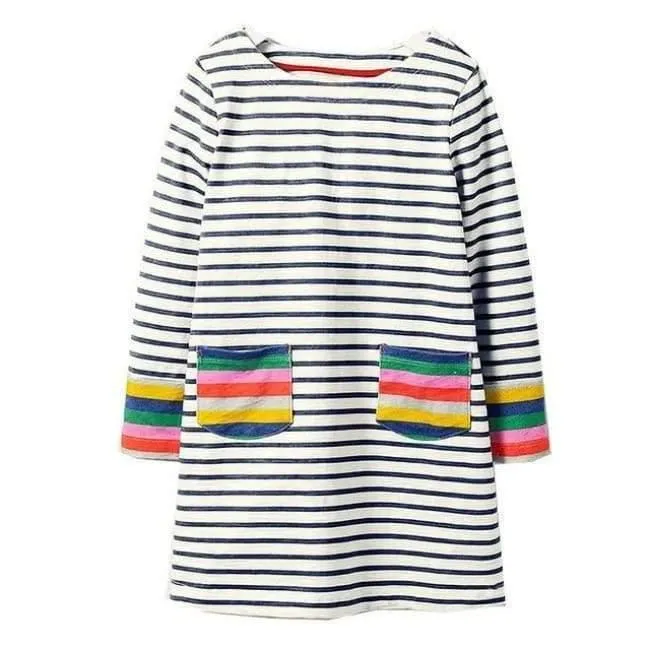 Mädchen Kleider Langarm Marke 100% Baumwolle Baby Kleid Weihnachten Kinder Kleidung Kinder Kleid Prinzessin Vestido