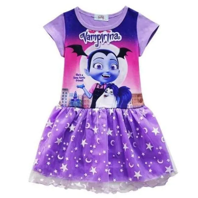 Sommer Baby Mädchen Kleid Cartoon Moana für Mädchen Kleidung Gedruckt Moana Rosa Prinzessin Party Kleid Kinder Kinder Kleidung