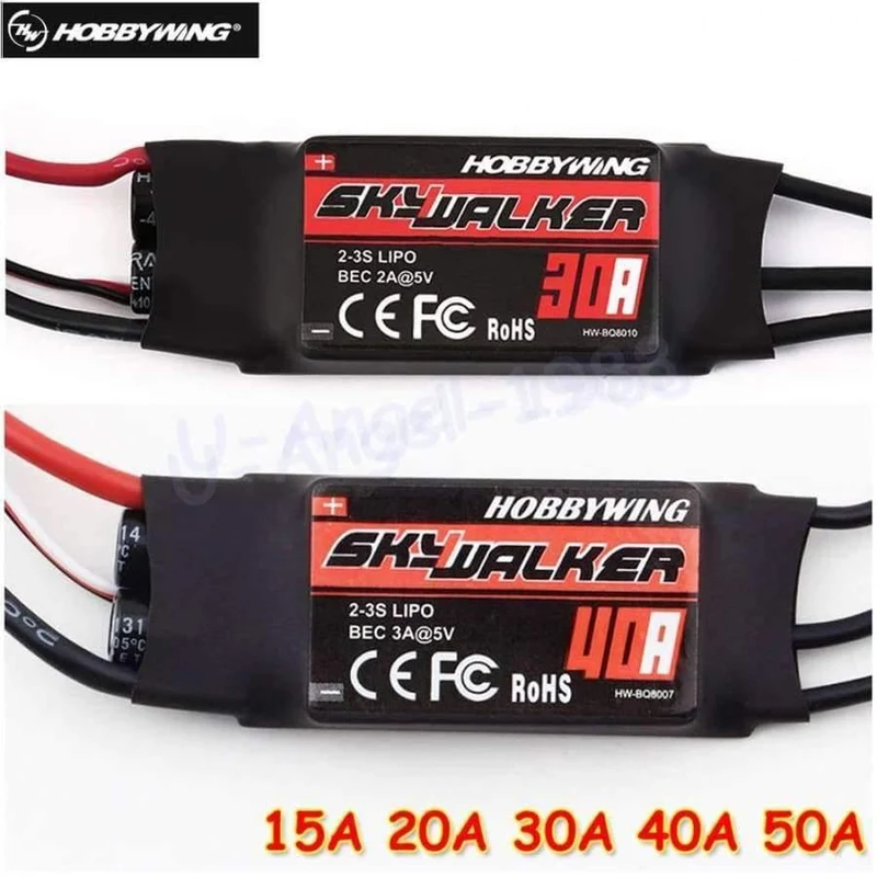 Hobbywing Skywalker 12A 15A 20A 30A 40A 50A 60A 80A Drehzahlregler Mit UBEC Für RC FPV Quadcopter RC Flugzeuge Hubschrauber