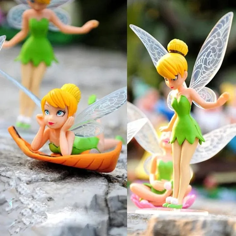 6 teile/satz Anime Tinkerbell Märchen Mädchen Tinker Bell PVC Action-figuren Spielzeug