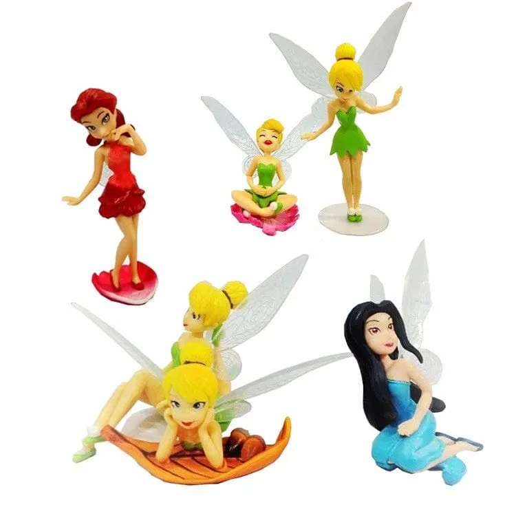 6 teile/satz Anime Tinkerbell Märchen Mädchen Tinker Bell PVC Action-figuren Spielzeug