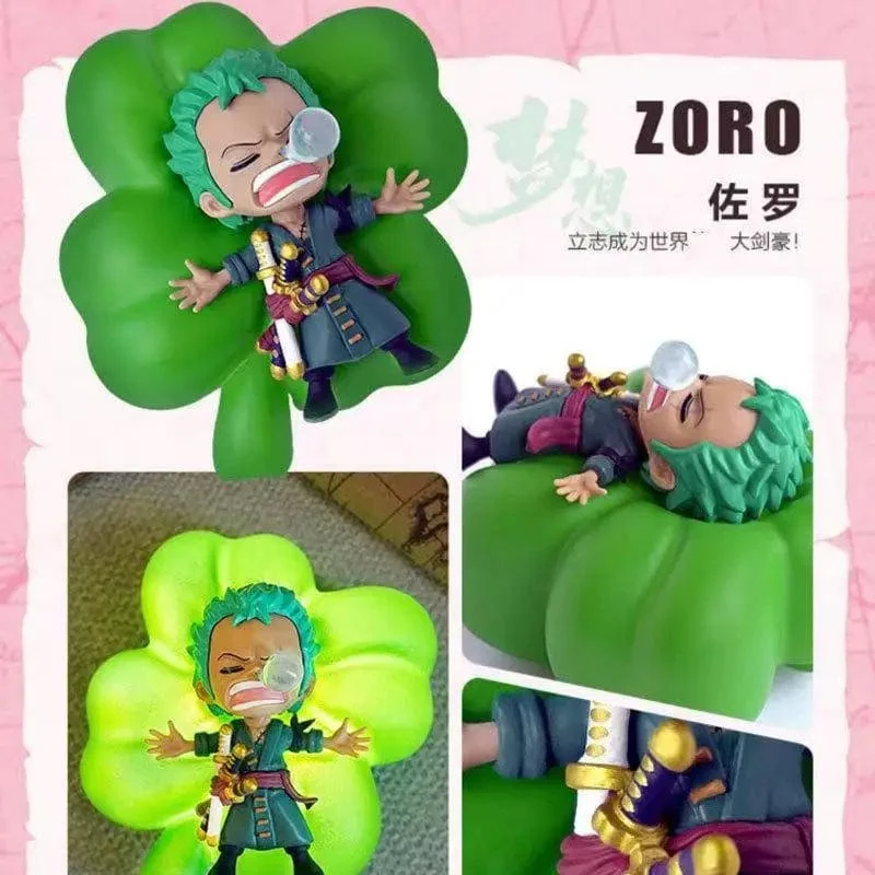 One Piece Luffy Zoro Nami Sanji Nachtlicht Anime Figur Lampe Weiches Licht Schlafzimmer Nachttisch LED Licht Zimmer Kinder Spielzeug Geschenk