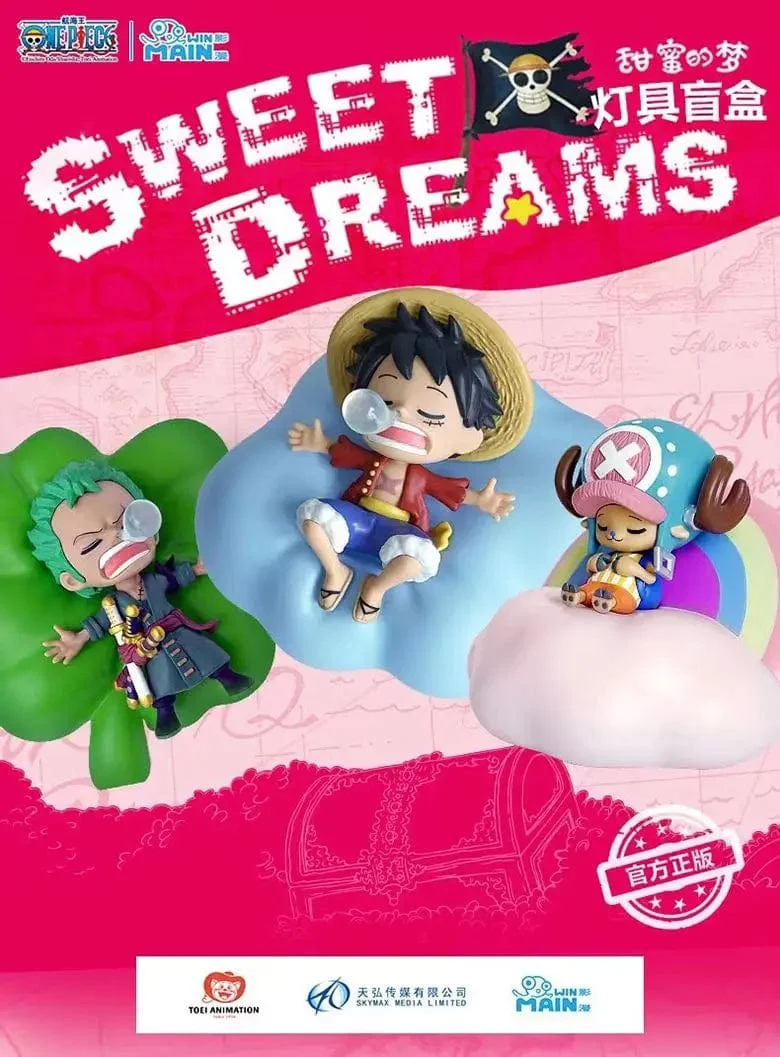 One Piece Luffy Zoro Nami Sanji Nachtlicht Anime Figur Lampe Weiches Licht Schlafzimmer Nachttisch LED Licht Zimmer Kinder Spielzeug Geschenk