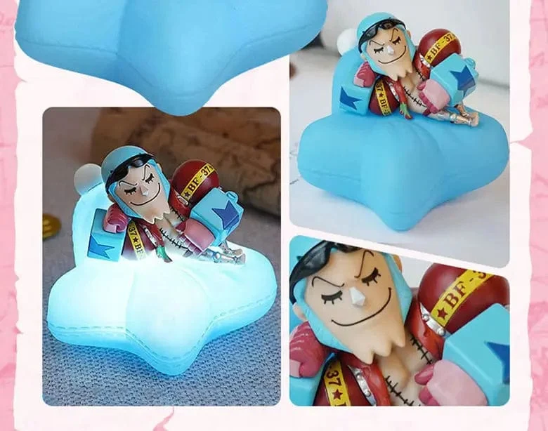 One Piece Luffy Zoro Nami Sanji Nachtlicht Anime Figur Lampe Weiches Licht Schlafzimmer Nachttisch LED Licht Zimmer Kinder Spielzeug Geschenk