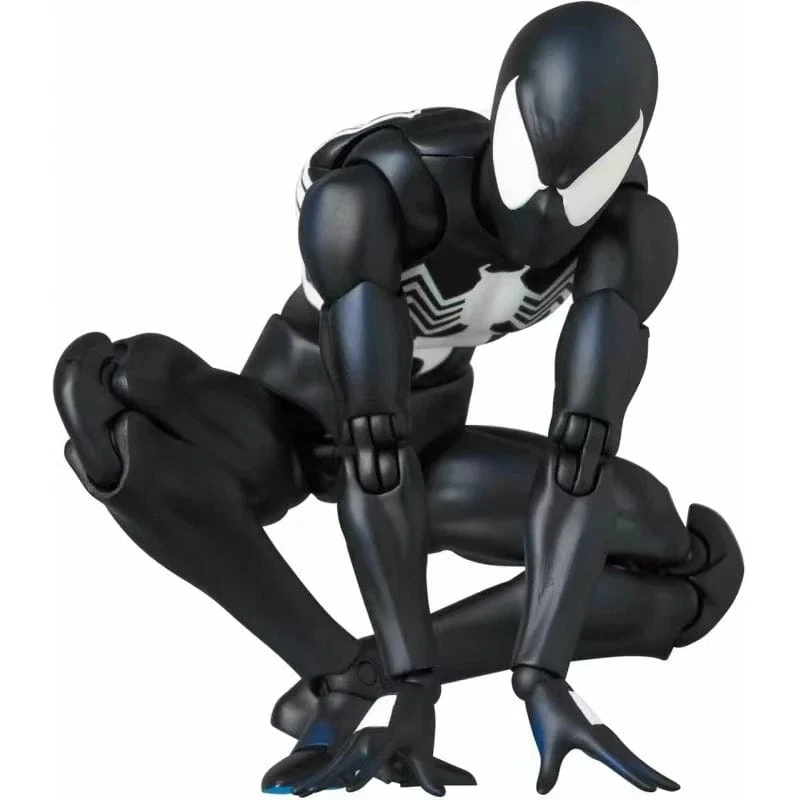 CT Black Spider-Man Actionfiguren Venom Spiderman Comic-Version Mafex 147 Anime Figur Statue Sammlung Modell Dekor Geschenk Spielzeug