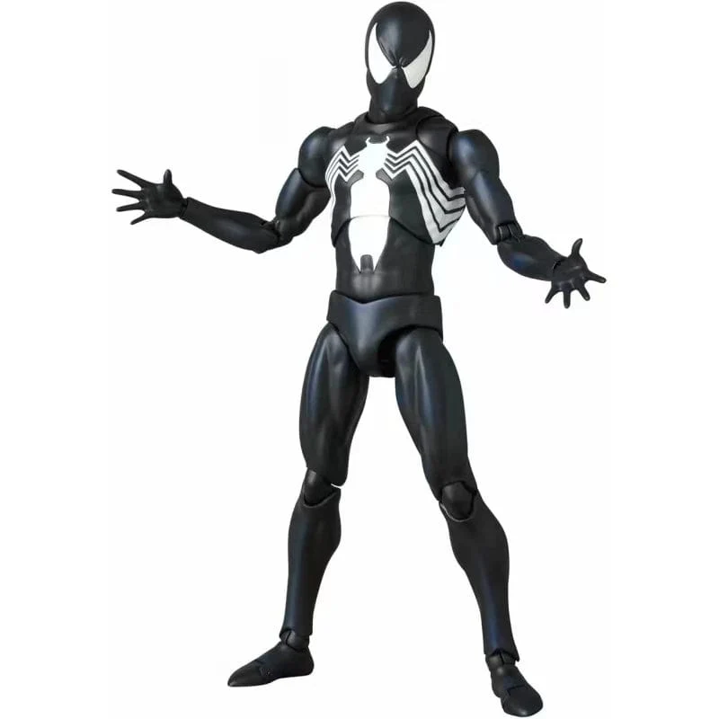CT Black Spider-Man Actionfiguren Venom Spiderman Comic-Version Mafex 147 Anime Figur Statue Sammlung Modell Dekor Geschenk Spielzeug