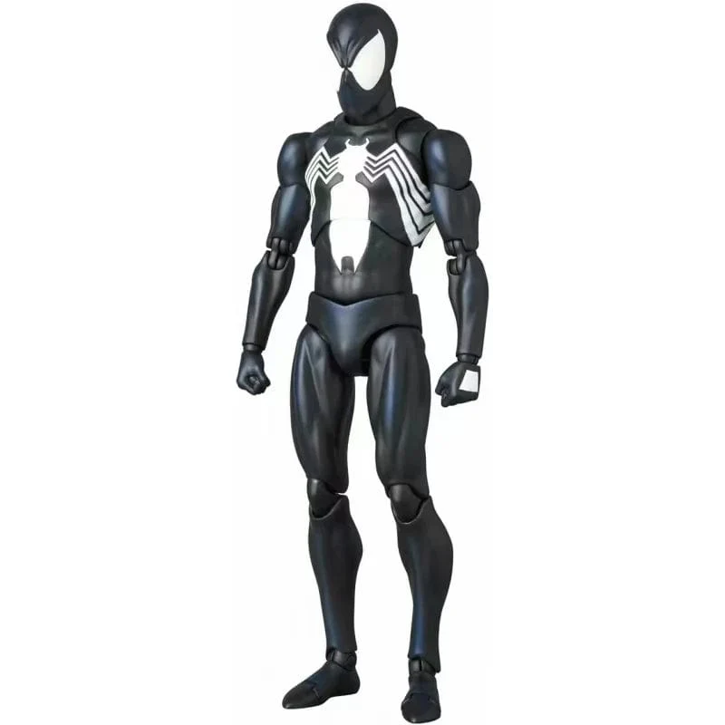 CT Black Spider-Man Actionfiguren Venom Spiderman Comic-Version Mafex 147 Anime Figur Statue Sammlung Modell Dekor Geschenk Spielzeug