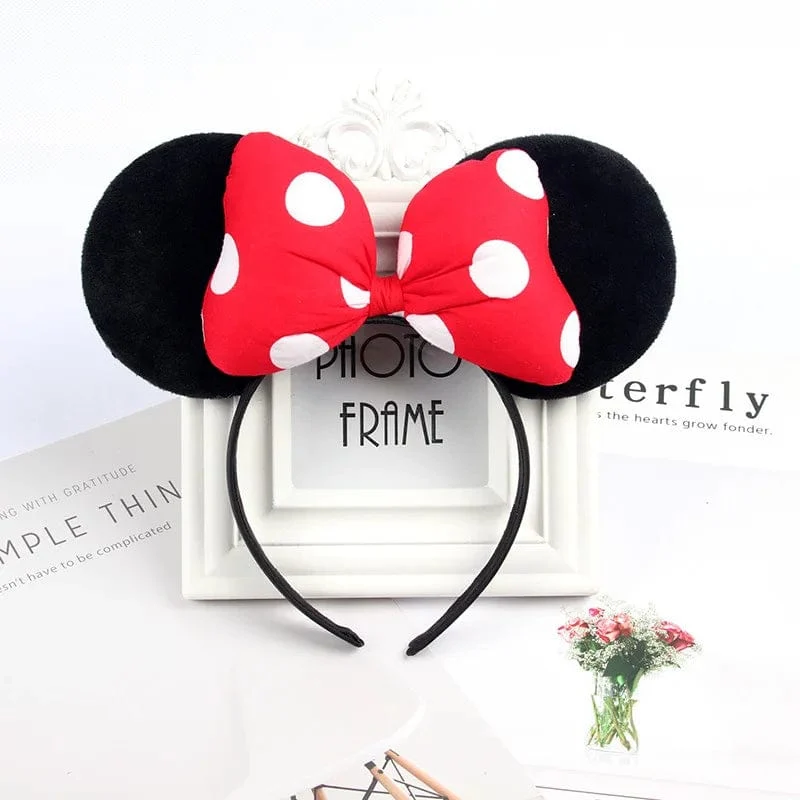 Maus Stirnband Cartoon Ohren Pailletten Bögen Haarband Party Cosplay Haar Zubehör Kinder Erwachsene Spielzeug Geschenk