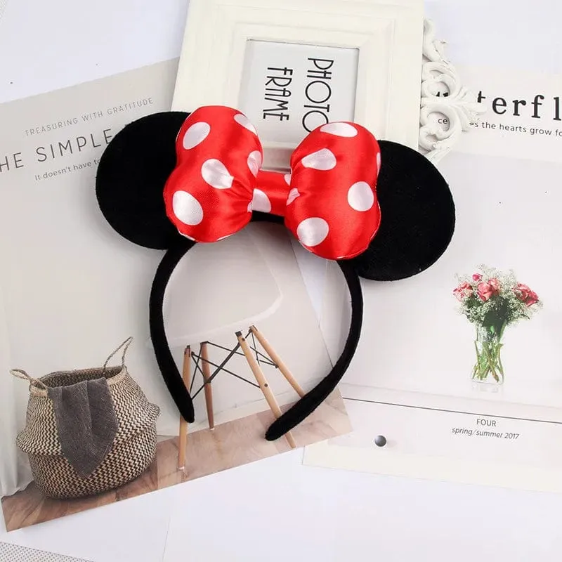 Maus Stirnband Cartoon Ohren Pailletten Bögen Haarband Party Cosplay Haar Zubehör Kinder Erwachsene Spielzeug Geschenk