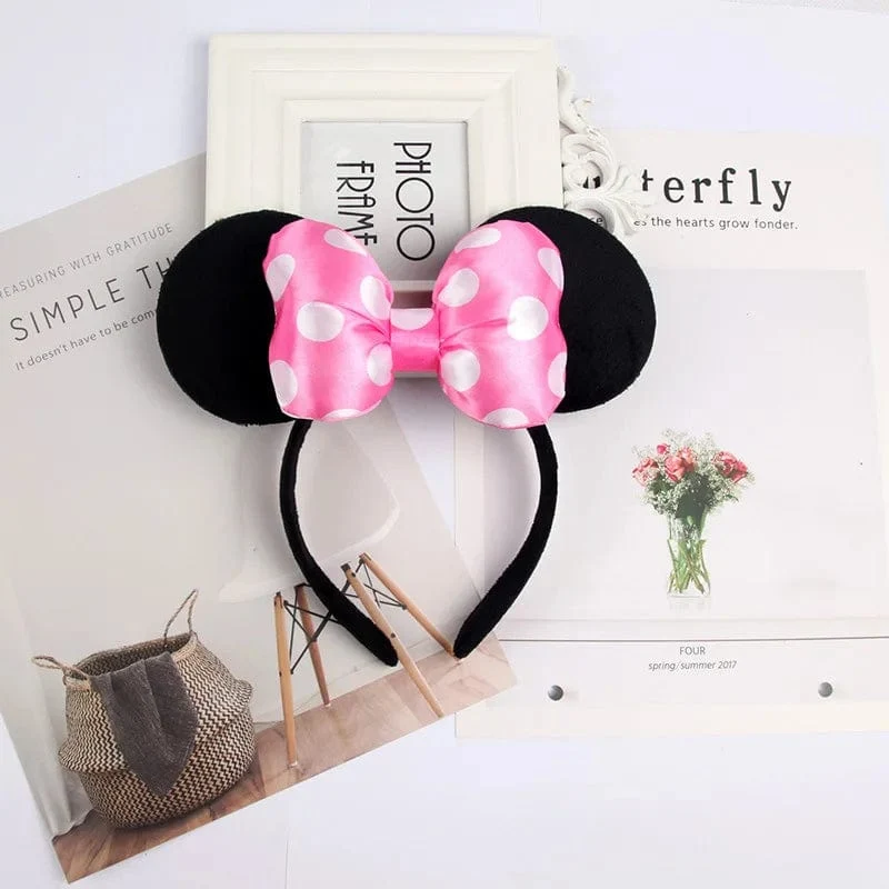 Maus Stirnband Cartoon Ohren Pailletten Bögen Haarband Party Cosplay Haar Zubehör Kinder Erwachsene Spielzeug Geschenk