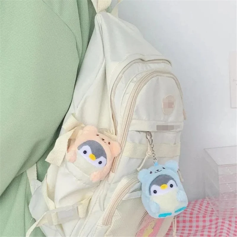 4 Farben, Größe ca. 7 cm. Tier Pinguin Plüsch Stofftier, Schlüsselanhänger Geschenk PUPPE