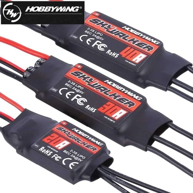1pcs Hobbywing Skywalker 15A / 20A / 30A / 40A / 50A / 60A / 80ASpeed ​​Controler Mit UBEC Für RC FPV Quadcopter RC Flugzeuge Hubschrauber