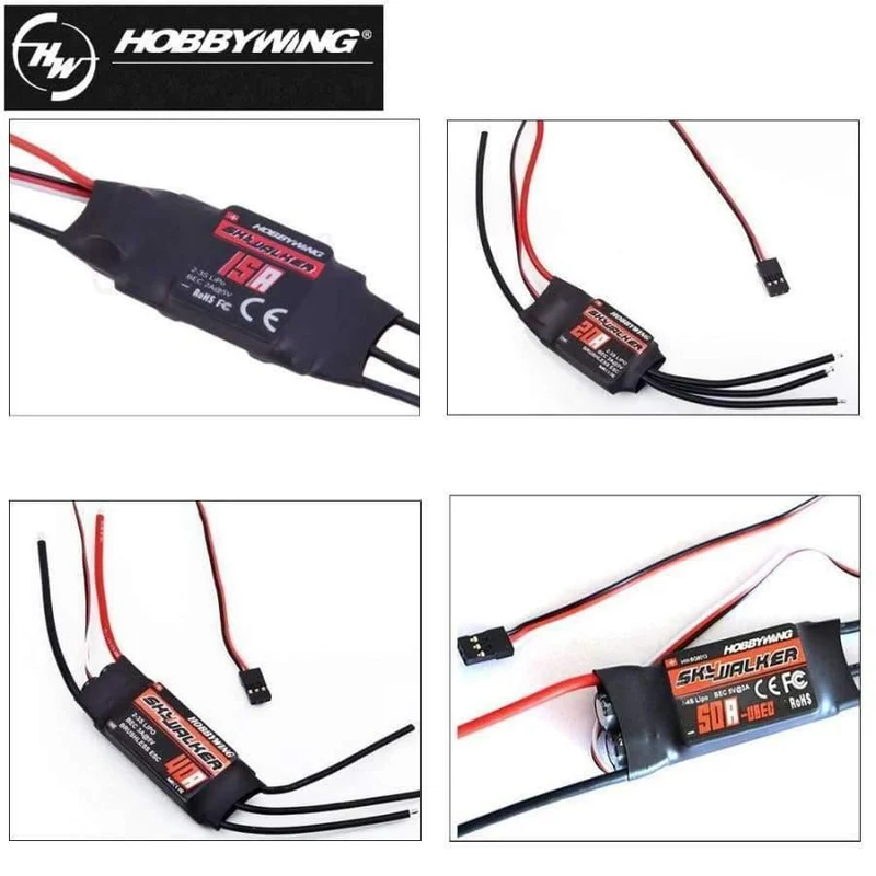 1pcs Hobbywing Skywalker 15A / 20A / 30A / 40A / 50A / 60A / 80ASpeed ​​Controler Mit UBEC Für RC FPV Quadcopter RC Flugzeuge Hubschrauber
