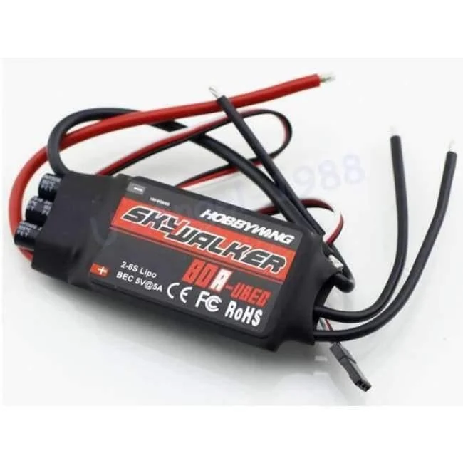 1pcs Hobbywing Skywalker 15A / 20A / 30A / 40A / 50A / 60A / 80ASpeed ​​Controler Mit UBEC Für RC FPV Quadcopter RC Flugzeuge Hubschrauber