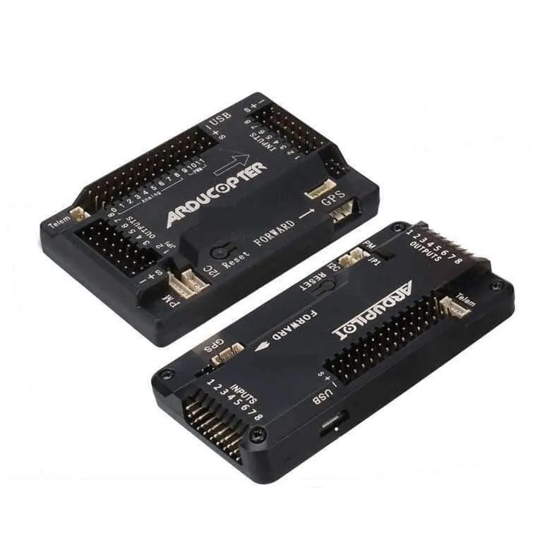 1pcs APM2.8 APM 2.8 Multicopter Flight Controller 2.5 2.6 Verbesserter eingebauter Kompass Straight Pin mit Case für RC Quadcopter