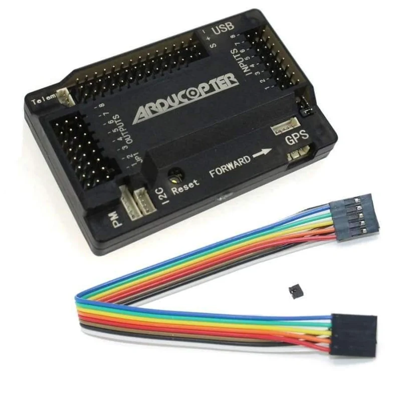 1pcs APM2.8 APM 2.8 Multicopter Flight Controller 2.5 2.6 Verbesserter eingebauter Kompass Straight Pin mit Case für RC Quadcopter