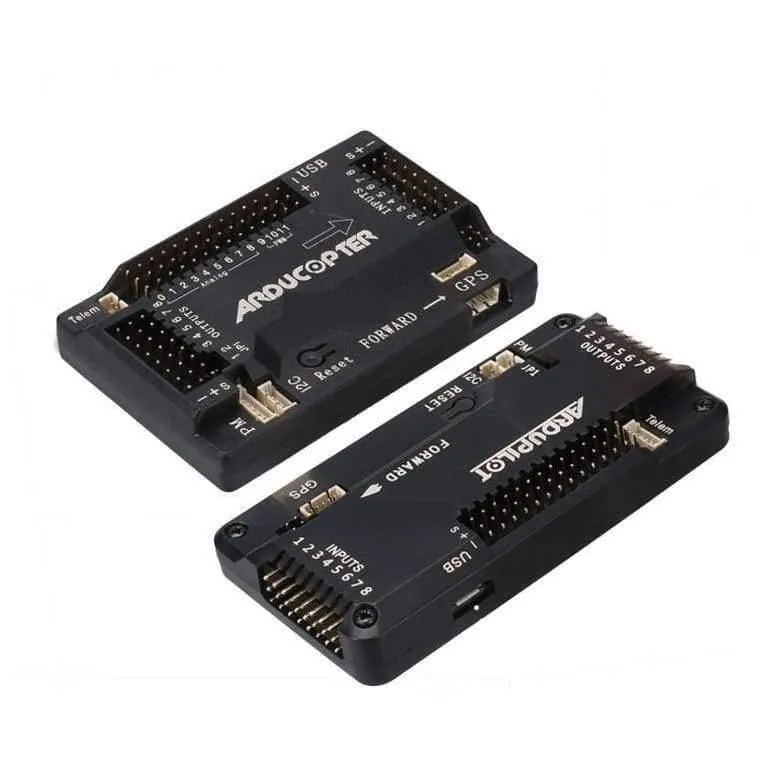 1pcs APM2.8 APM 2.8 Multicopter Flight Controller 2.5 2.6 Verbesserter eingebauter Kompass Straight Pin mit Case für RC Quadcopter