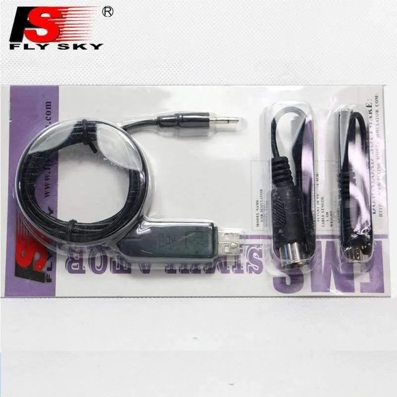 FS-SM100 RC USB Flugsimulator Mit FMS Kabel Hubschrauber Controller 2.4G