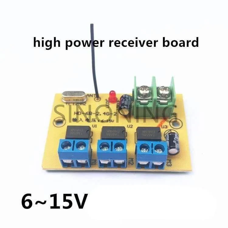 6CH hochleistungs 2.4G 50 meter fernbedienung empfänger auto modell schiff DIY 6-15v