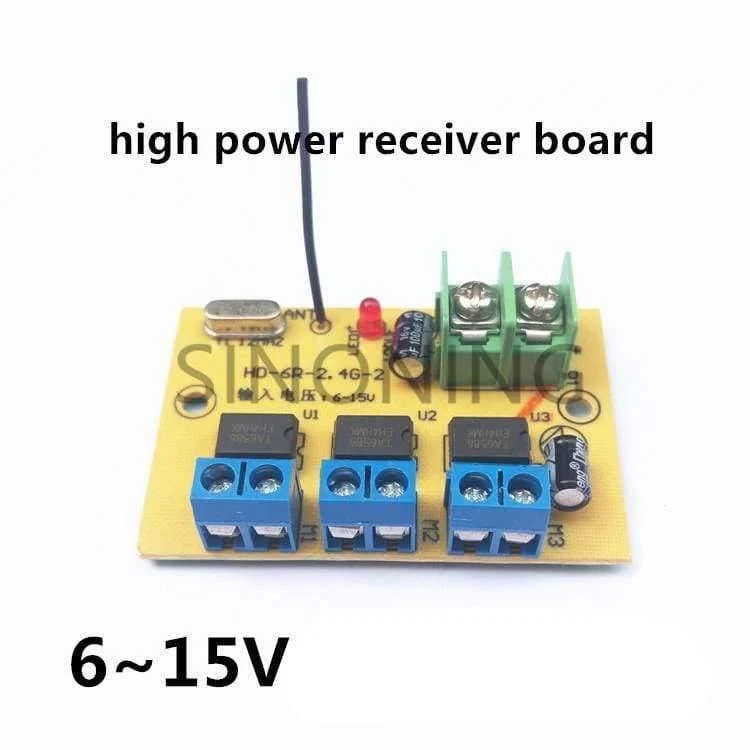 6CH hochleistungs 2.4G 50 meter fernbedienung empfänger auto modell schiff DIY 6-15v